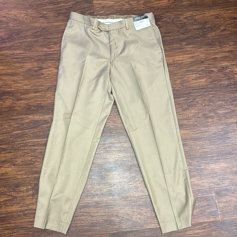 Pronto Uomo Classic Khaki Dress Pants